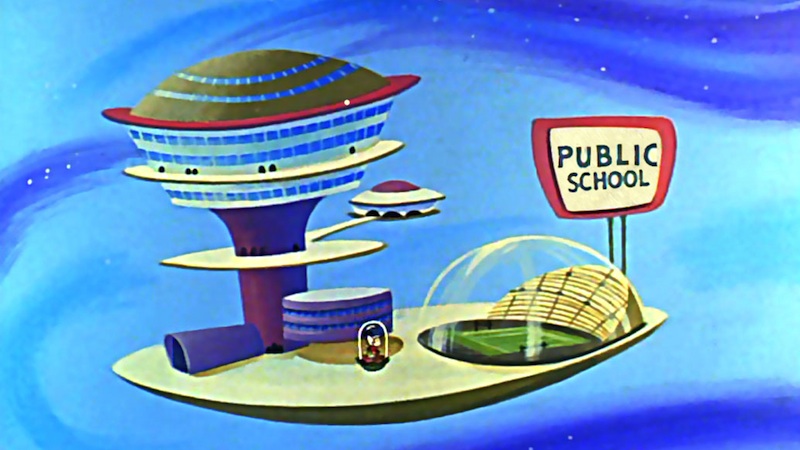 School in de tekenfilmserie The Jetsons School in de tekenfilmserie The Jetsons