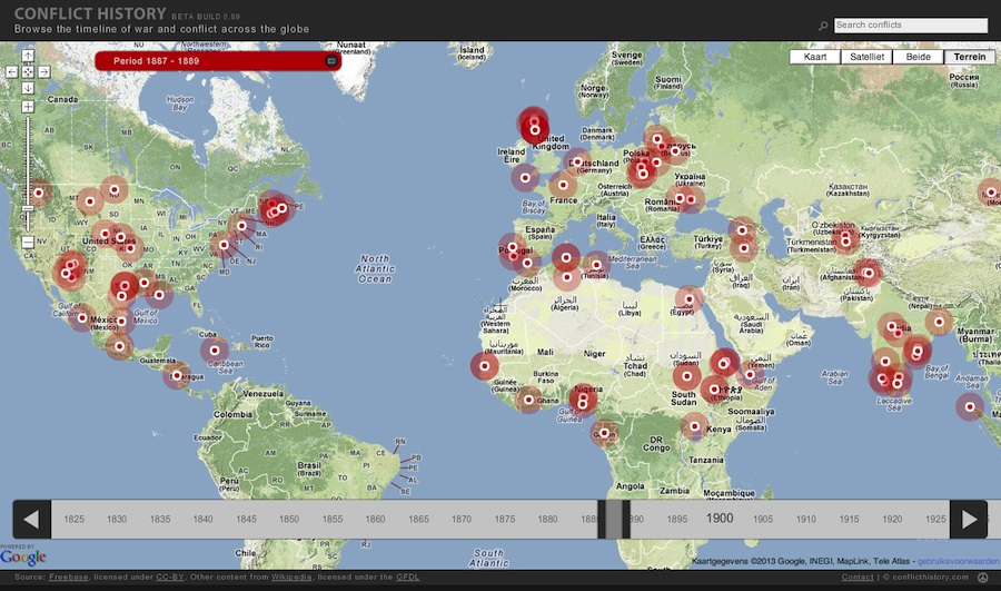 Conflict History is een prachtige website waar een rijke geschiedenis aan oorlogen (of conflicten) van over de hele wereld terug te vinden zijn. Conflict History is een prachtige website waar een rijke geschiedenis aan oorlogen (of conflicten) van over de hele wereld terug te vinden zijn.